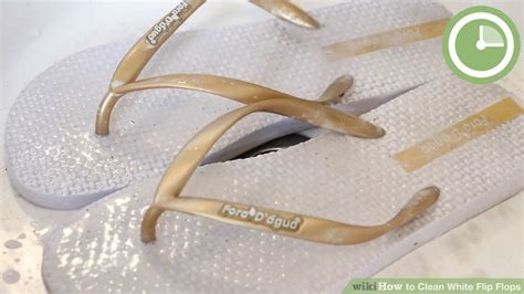 3 Ways To Clean White Flip Flops Wikihow