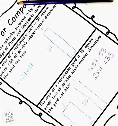 Prime And Composite Numbers Worksheets Free Activity Pack