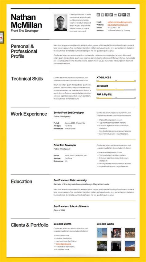 Smart Resume Format Mt Home Arts