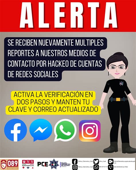 policía cibernética alerta sobre hackeos en cuentas de red social el siglo de torreón