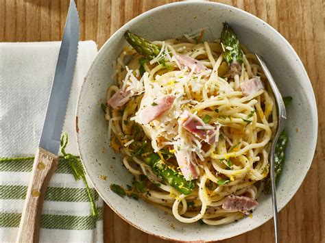 Spaghetti Met Beenham En Groene Asperges Boodschappen