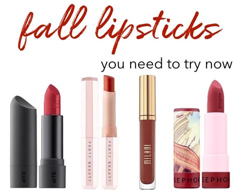 Bold And Beautiful 20 Fabulous Fall Lipsticks That Wont Wear Off