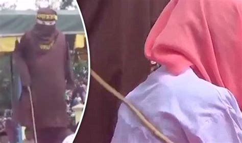 Helpless Woman Is Lashed Till She Collapses In Sharia Law Beating