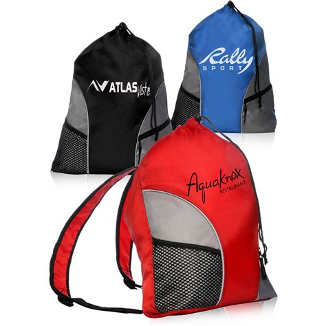 Personalized Sporter Drawstring Backpacks Bpk04 Discountmugs