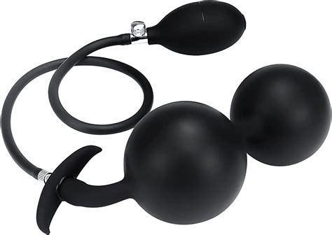 Zwfun Double Ball Aufblasbarer Analplug Mit Stahlkugel Anal Aufblasbare Butt Plug Sex Spielzeug