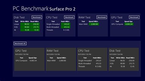 Surface Pro 2 Benchmark Windows Central Forums