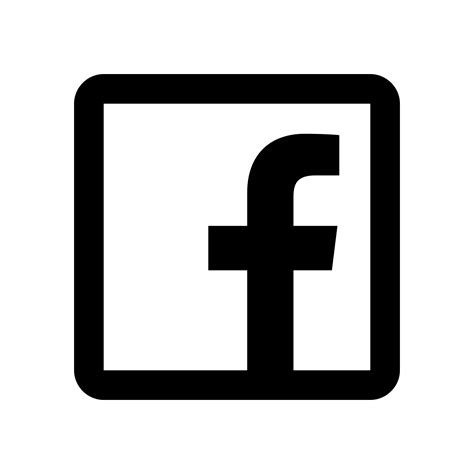 Facebook Logo Png Transparent Background Black Imagesee