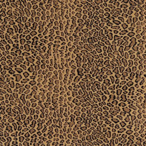 Beige Brown And Black Jaguar Faux Animal Print Microfiber