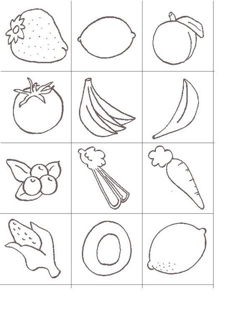 Funny fruits and vegetables coloring page for kids. Coloring Pages of Fruits and Vegetables For Kids ...