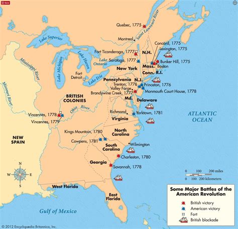 05 American Revolution Map Diagram Quizlet