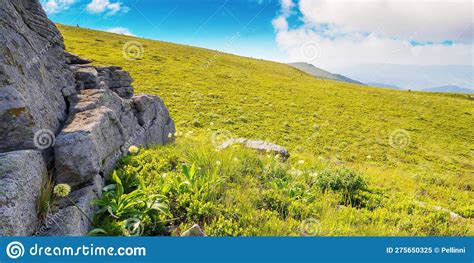 Rolling Landscape Of Runa Mountain Stock Image Image Of View High