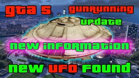 Gta 5 Gunrunning Update New Ufo Found Youtube