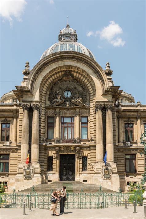 Cec Bank In Bucharest Editorial Stock Image Image Of Center 41826419