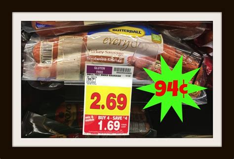 We have some fabulous recipe suggestions for you to attempt. Butterball Turkey Sausage ONLY 94¢ During Kroger Mega ...