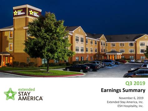 Extended Stay America Inc 2019 Q3 Results Earnings Call