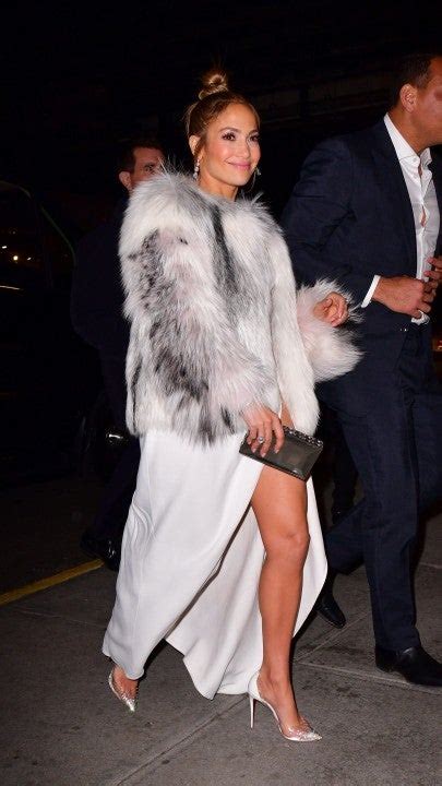 see all of jennifer lopez s amazing looks from her second act press tour entertainment tonight