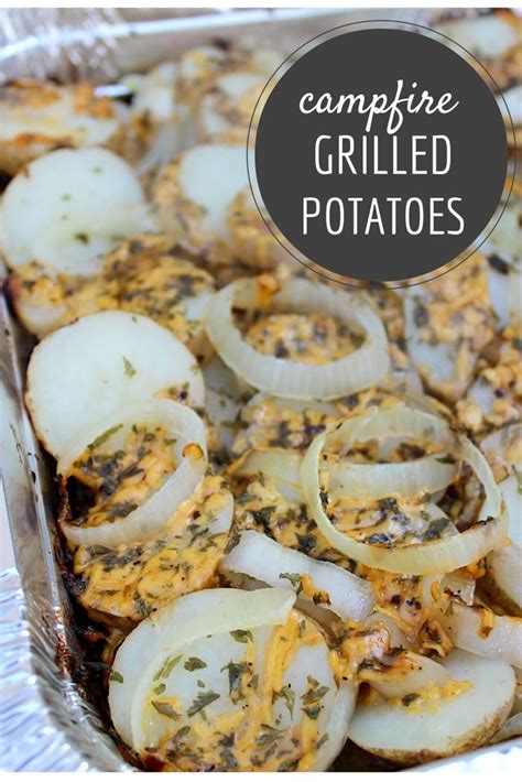 Campfire Potatoes On The Grill Recipe Campfire Potatoes Food