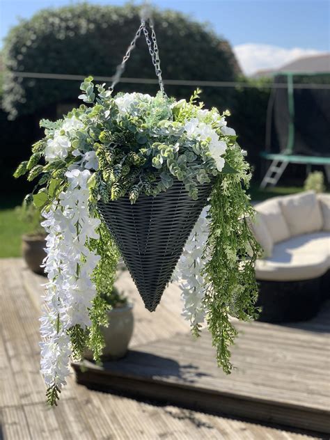 Maybe you would like to learn more about one of these? Mrs Hinch inspired artificial faux white & grey garden ...