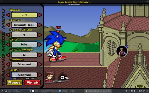 Super Smash Bros Ultimates Sonic Ssf2 V09b Super Smash Flash 2