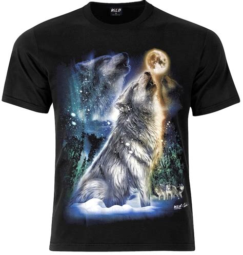 Howling Wolf T Shirt Etsy