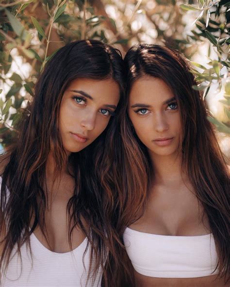 Elisha And Renee Herbert Stunning Twin Models From Australia