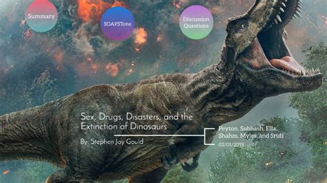 Sex Drugs Disasters And The Extinction Of The Dinosaurs By Sruti