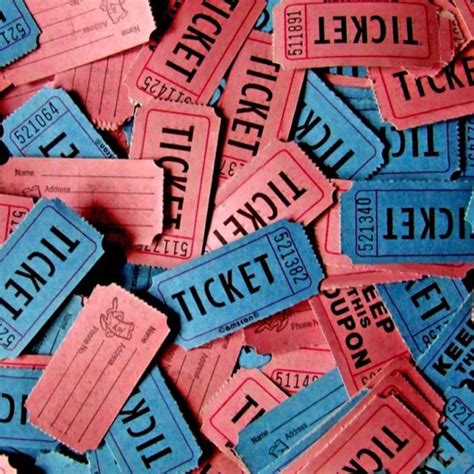 Wholesale Price Custom Raffle Ticket Roll Custom Color Ticket Printing - Buy Raffle Ticket ...