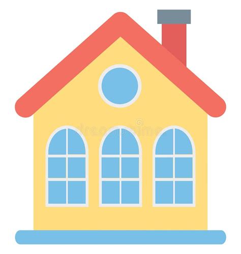Residential Flats Vector Icon Which Can Easily Modify Or Edit Stock