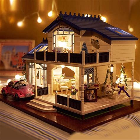 It is a rewarding experience, with a cool model to show off at the end. Assembling DIY Model Kit Wooden Doll House Romantic ...