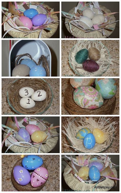 11 Ways To Decorate Plastic Easter Eggs A Little Tipsy Plastic