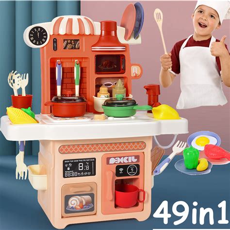 Maybe you would like to learn more about one of these? 26/29/30/49 Pcs Play Kitchen Toy Sets, Kids Cooking Set ...