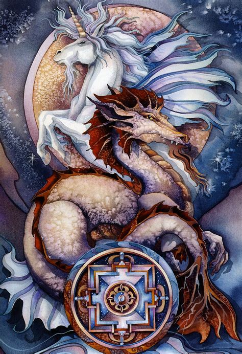 Jody Bergsma Unicorn Fantasy Mythological Creatures Fantasy Paintings