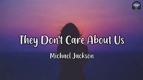 Michael Jackson They Dont Care About Us Lyrics Video Youtube