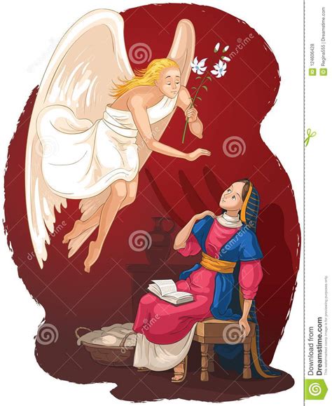 Annunciation Angel Gabriel Announcement To Mary Of The Incarnation Of