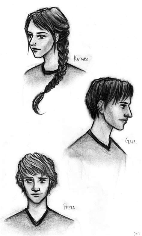 Here's a shortlist of some to check out. Hunger Games - Main characters by hush-angel on DeviantArt