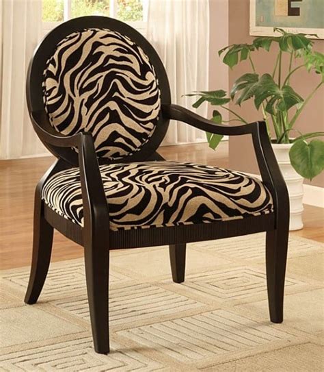 High And Low Zebra Print Chairs Home And Garden