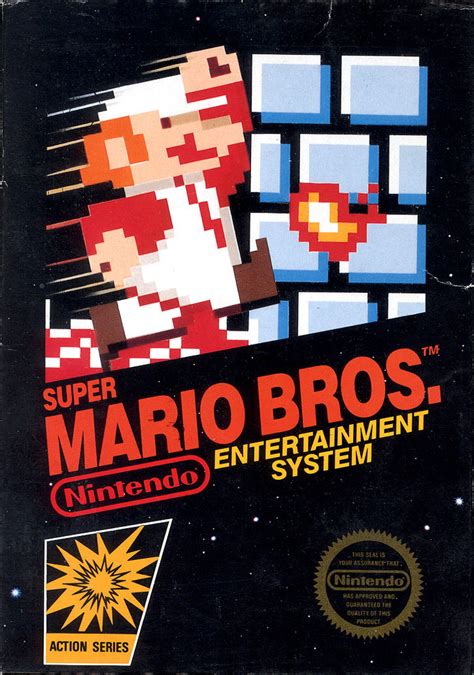 Super Mario Bros Nes Box Cover Art Mobygames