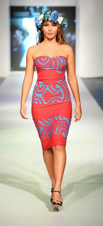 Fiji Fashion Week Polynesian Dress Island Fashion Fashion
