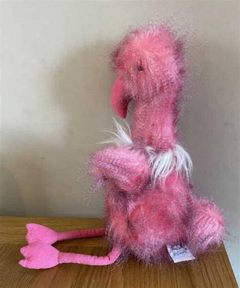 Jellycat London Pink Flamingo “floosie” Plush Medium Large Unique Wild Hair Toy £2299 Picclick Uk