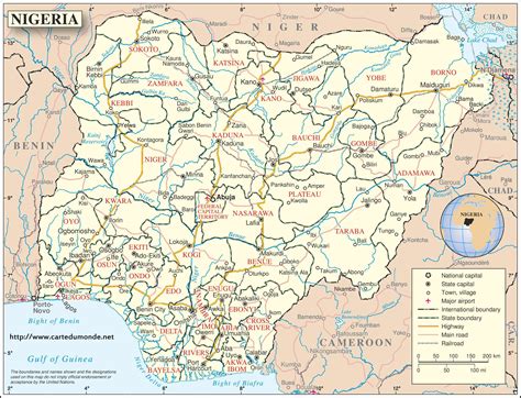 Nigeria Maps Facts World Atlas