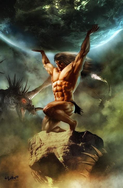 ATLAS GREEK TITAN By Isikol Poser Fantasy Epic Pictures Fantasy