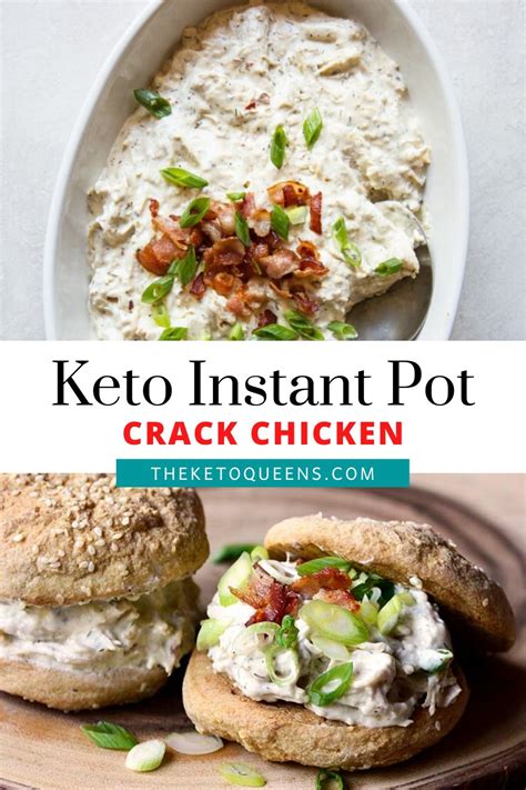 Easy Keto Low Carb Instant Pot Crack Chicken Recipe