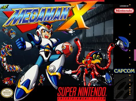 Megaman X Snes Box Cover By Hellstinger64 On Deviantart