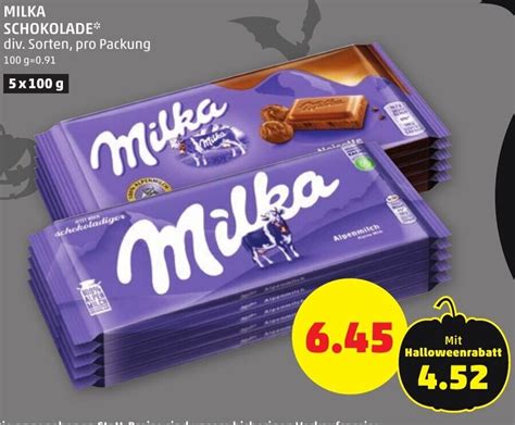 Milka Schokolade Div Sorten Pro Packung Angebot Bei Penny