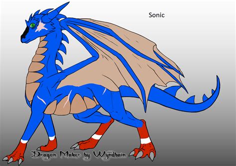 Sonic The Hedgehog As A Dragon By Trainman666 On Deviantart