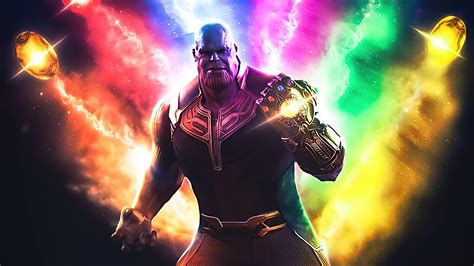 Thanos Infinity Stones K Wallpaper HD Superheroes Wallpapers K