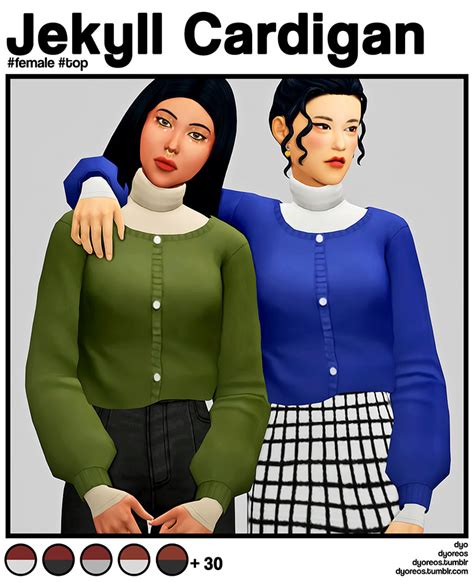 Sims 4 Cardigan Cc