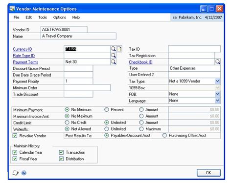 Payables Management In Dynamics Gp Dynamics Gp Microsoft Learn