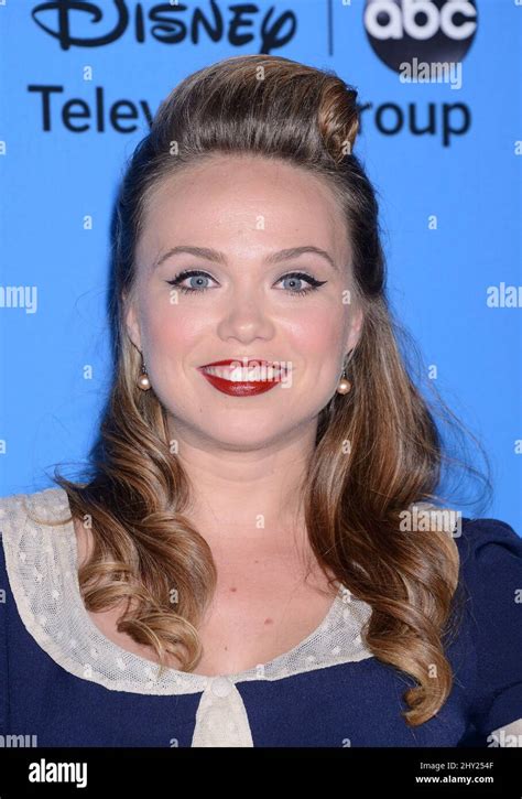 Amanda Fuller Attends The Abc Summer Tca Press Tour Held At The Beverly