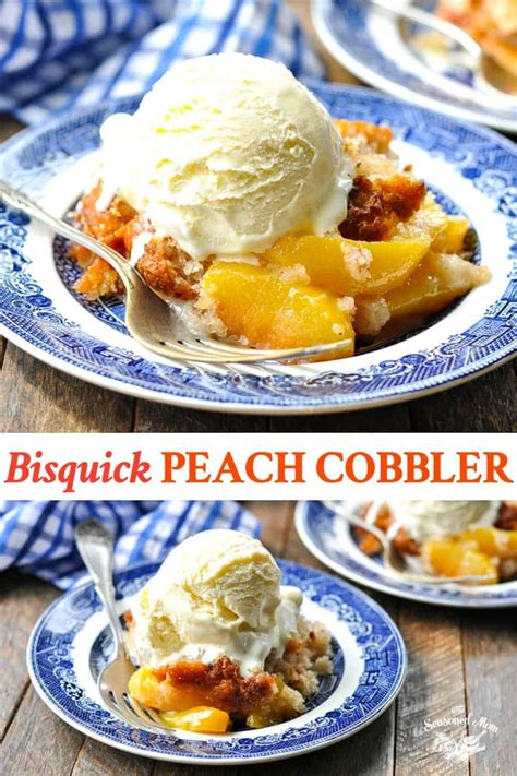 If using canned peaches, drain them first then follow the directions can this cobbler be made with the fresh pears i prepared to freeze per your instructions, i had a wonderful year with my pears and i want to try. Bisquick Peach Cobbler | Recipe | Peach cobbler recipe ...